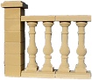 Balustrade from stock